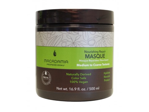 Macadamia maitinamoji, drėkinamoji kaukė sausiems plaukams Nourishing Repair Masque 500ml